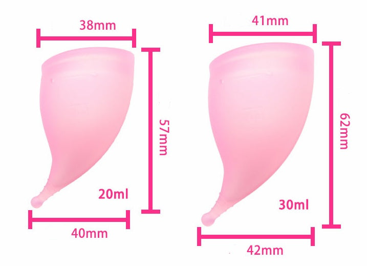 Medical Grade Silicone Feminine Hygiene Reusable Menstrual Cup