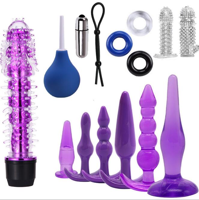 23-Piece BDSM Bondage Set for Couples – Handcuffs, Whip, Mouth Gag, Anal Plugs, Vibrator